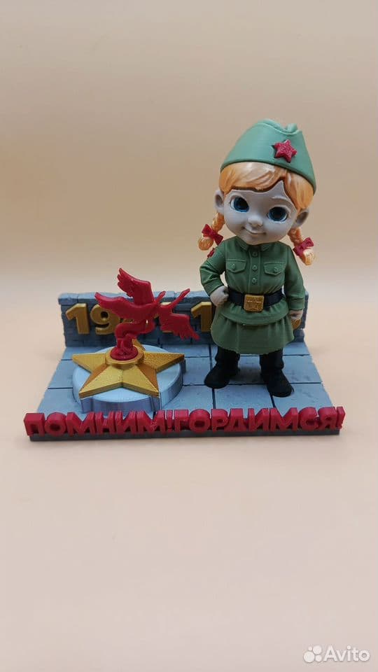 Фигурки сувениры ко Дню Победы солдатик 3D, Всеволожск — фото 5