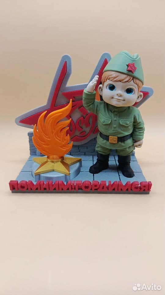 Фигурки сувениры ко Дню Победы солдатик 3D, Всеволожск — фото 7