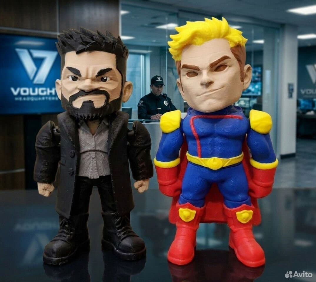 Подвижные фигурки «Пацаны» (The Boys) — Хоумлендер и Бутчер