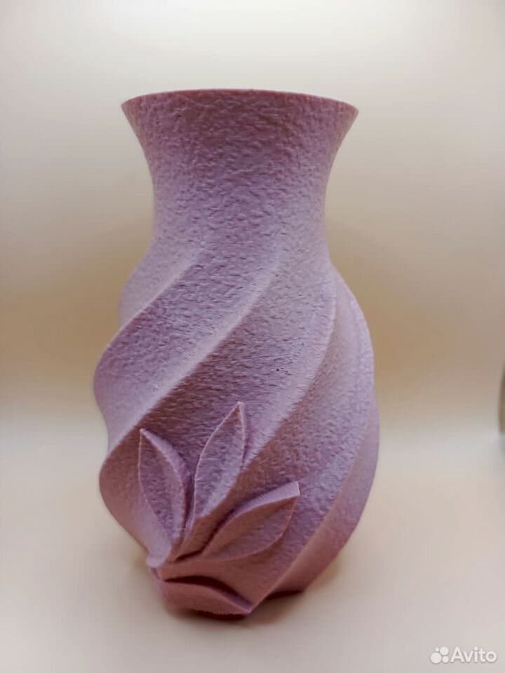 Интерьерная ваза для сухоцветов 3D
