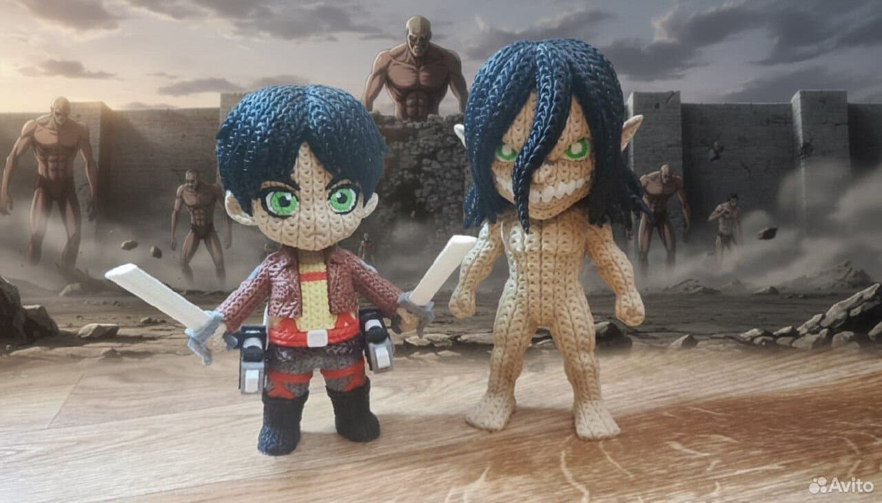 Фигурки «Атака на титанов» (Attack on Titan) — 3D-печать