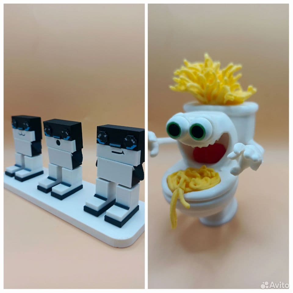 Фигурка итальянский Brainrot мем 3D