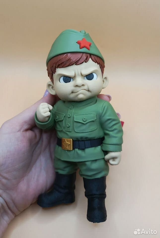 Фигурка 3D печать Солдат за наших, Всеволожск — фото 3