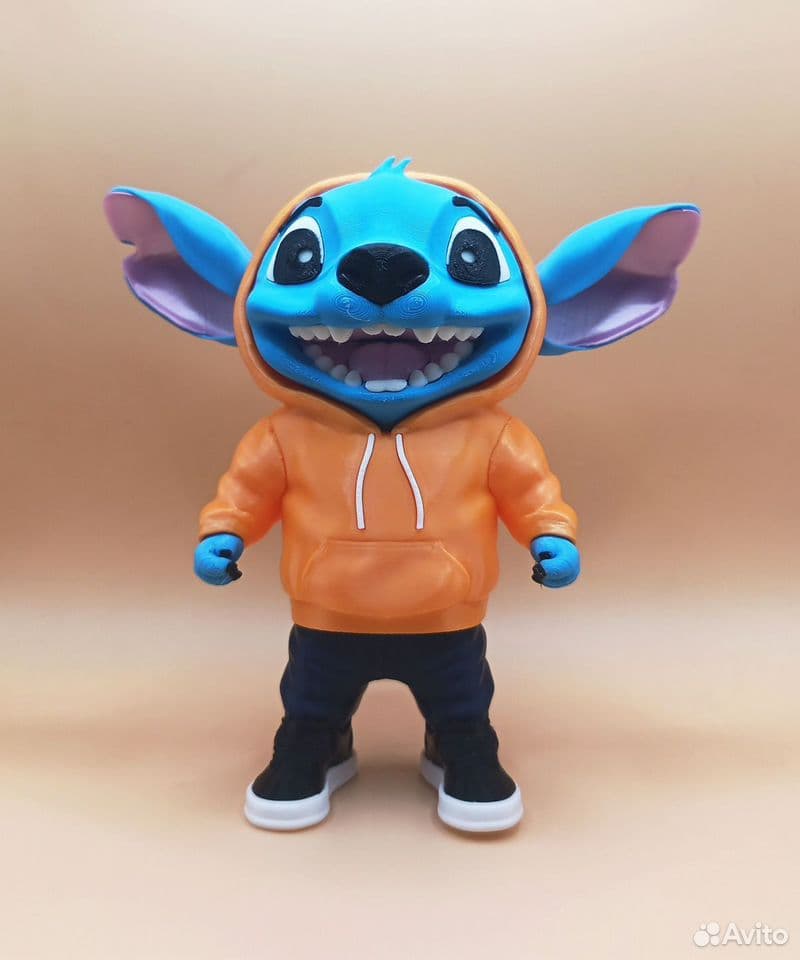 Фигурка Стич в худи 3D