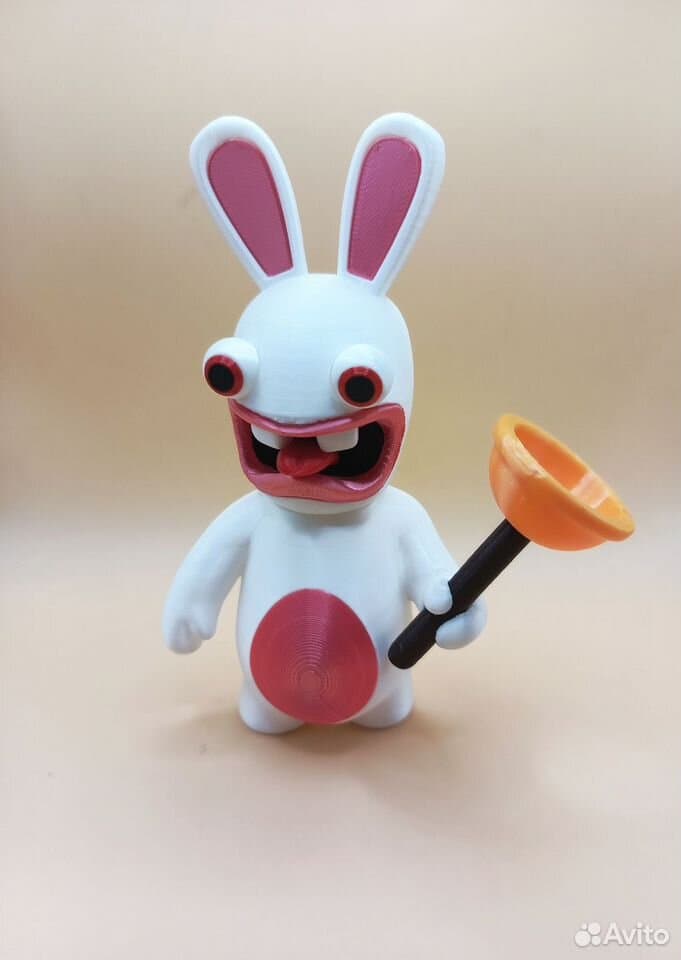 Фигурка Rabbid (Кролик) 3D